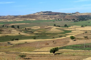 Etiyopya Simien dağlarında peyzaj
