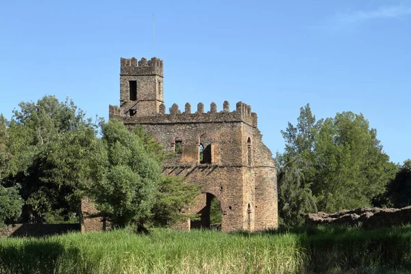 Den Fasiledas Palace av Gonder i Etiopien — Stockfoto