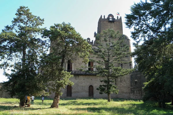 Den Fasiledas Palace av Gonder i Etiopien — Stockfoto