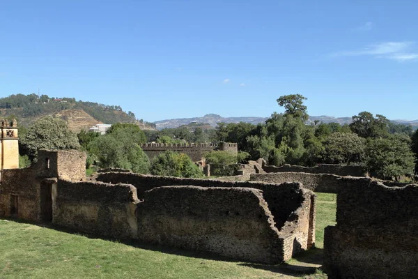 Το Fasiledas παλάτι του Gonder στην Αιθιοπία — Φωτογραφία Αρχείου