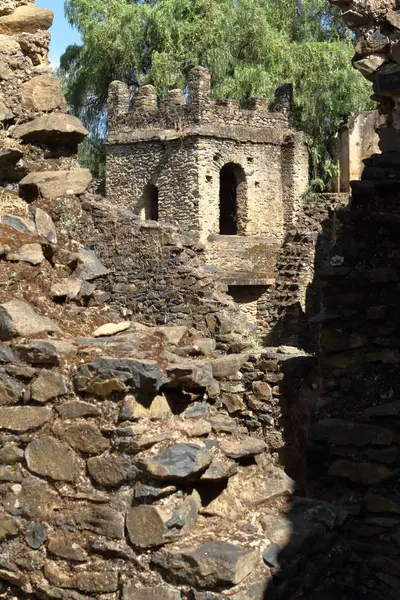 Il Palazzo Fasiledas di Gonder in Etiopia — Foto Stock