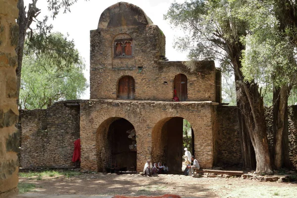Den Fasiledas Palace av Gonder i Etiopien — Stockfoto