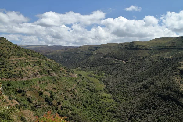 Etiyopya Simien dağlarında peyzaj — Stok fotoğraf