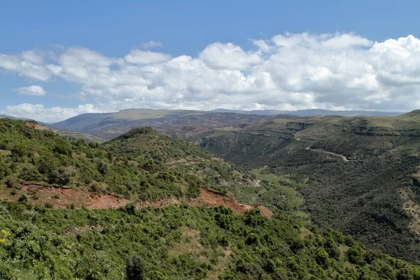 Etiyopya Simien dağlarında peyzaj — Stok fotoğraf