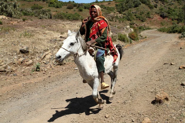 Jinetes de Etiopía — Foto de Stock