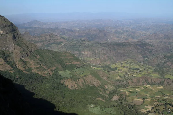 Le paysage des montagnes Simien en Éthiopie — Photo