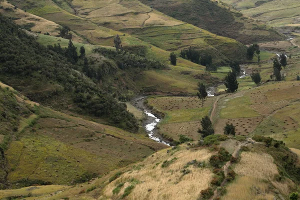 Krajina pohoří Simien v Etiopii — Stock fotografie