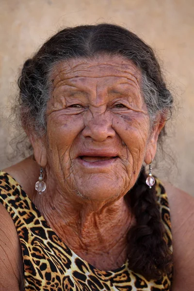 브라질에서 오래 된 여자 — 스톡 사진