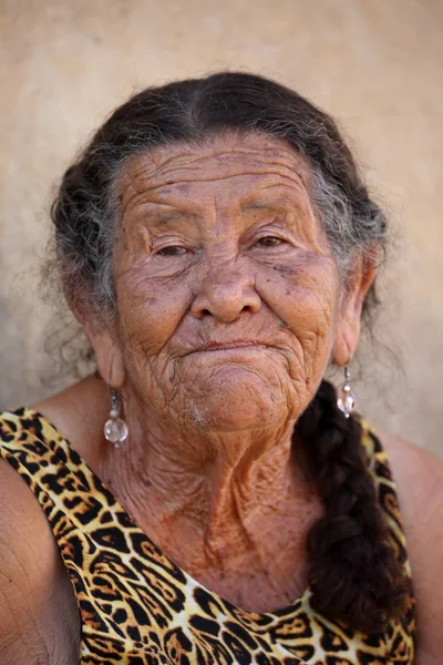 Mulher velha do Brasil — Fotografia de Stock