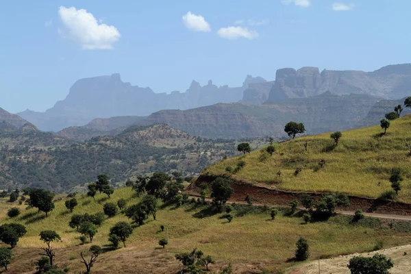 Etiyopya Simien dağlarında peyzaj — Stok fotoğraf