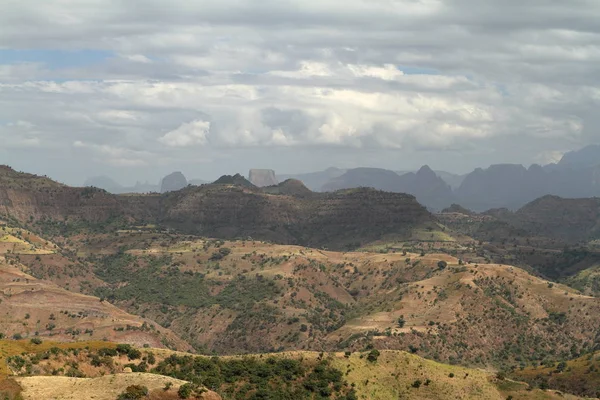 El paisaje de las montañas Simien en Etiopía — Foto de Stock
