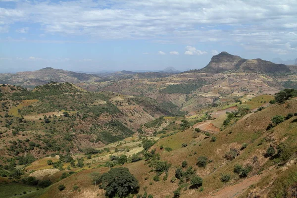 Il paesaggio delle montagne Simien in Etiopia — Foto Stock