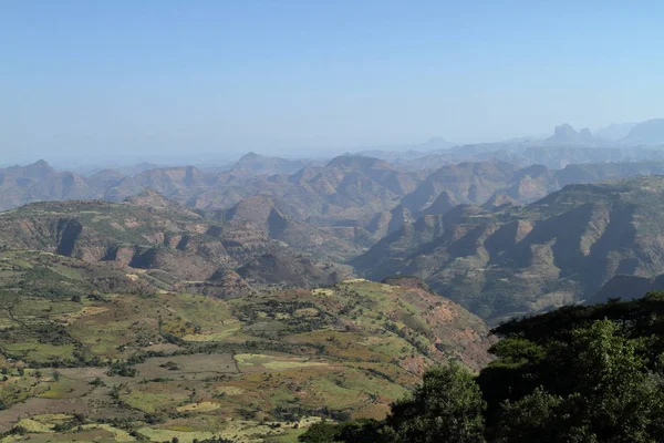 A paisagem das montanhas Simien na Etiópia — Fotografia de Stock