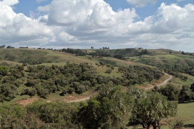 Etiyopya Simien dağlarında peyzaj