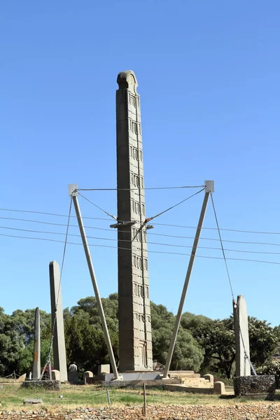 The stele of Aksum in Ethiopia — Stock Photo, Image