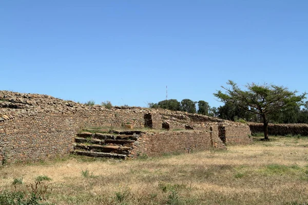 Il Palazzo Dungur di Aksum in Etiopia — Foto Stock