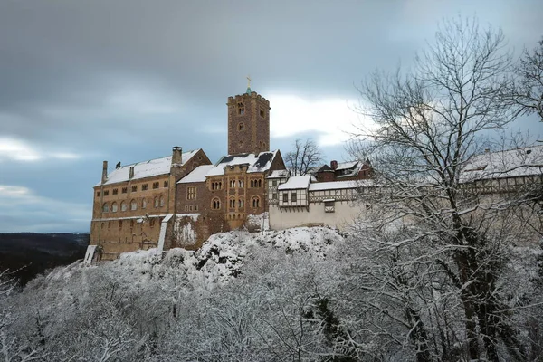 O Castelo de Wartburg perto de Eisenach, na Turíngia — Fotografia de Stock