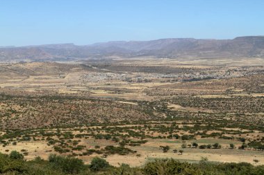 Etiyopya'da Mekele manzaraya