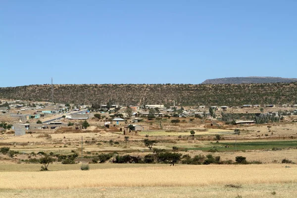 Краєвид на користувач Mekele в Ефіопії — стокове фото