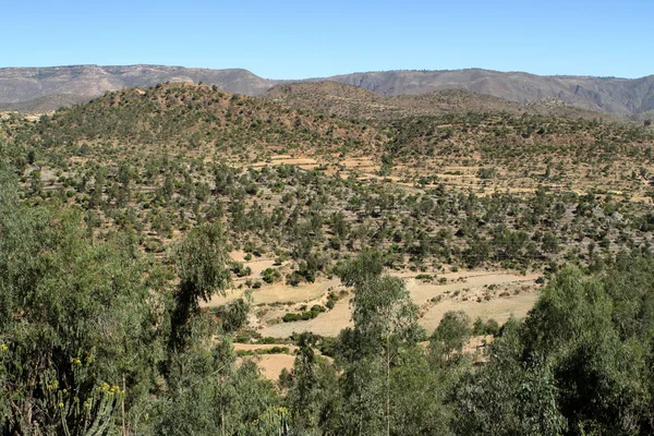 A paisagem em Mekele, na Etiópia — Fotografia de Stock