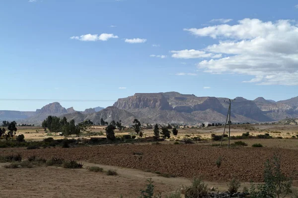Die Landschaft bei Mekele in Äthiopien — Stockfoto