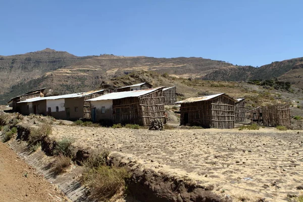 Villages and farms in Ethiopia — Stock Photo, Image