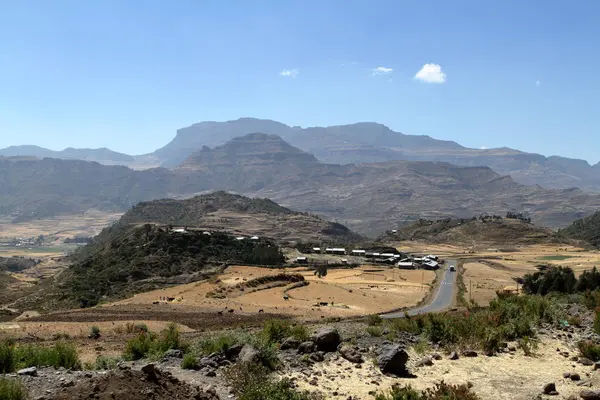 stock image The landscape near Mekele in Ethiopia