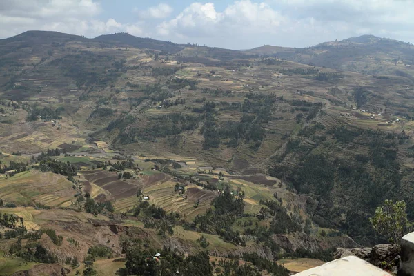 El paisaje cerca de Lalibela en Etiopía — Foto de Stock