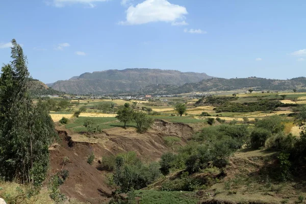 Το τοπίο κοντά Lalibela στην Αιθιοπία — Φωτογραφία Αρχείου
