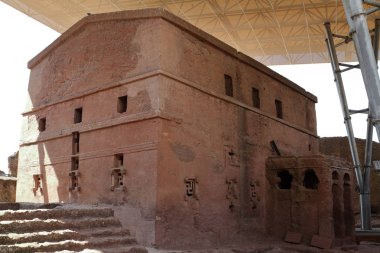 Kaya oyma kiliseleri Lalibela Etiyopya