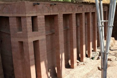 Kaya oyma kiliseleri Lalibela Etiyopya