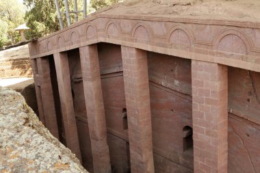 Kaya oyma kiliseleri Lalibela Etiyopya