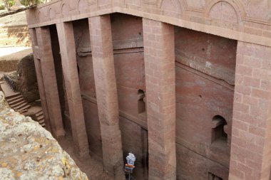 Kaya oyma kiliseleri Lalibela Etiyopya