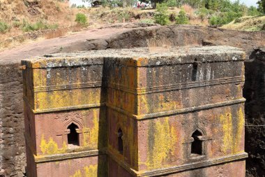 Kaya oyma kiliseleri Lalibela Etiyopya