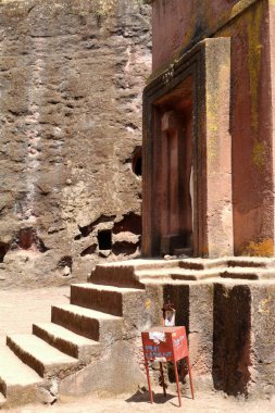 Kaya oyma kiliseleri Lalibela Etiyopya