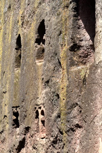 Las esculturas rupestres Iglesias de Lalibela en Etiopía —  Fotos de Stock