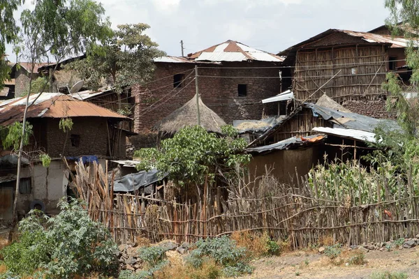 Pueblos y granjas en Etiopía —  Fotos de Stock