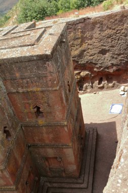 Kaya oyma kiliseleri Lalibela Etiyopya