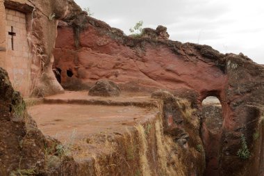 Kaya oyma kiliseleri Lalibela Etiyopya
