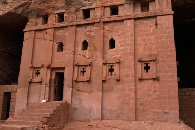 Kaya oyma kiliseleri Lalibela Etiyopya