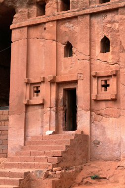 Kaya oyma kiliseleri Lalibela Etiyopya
