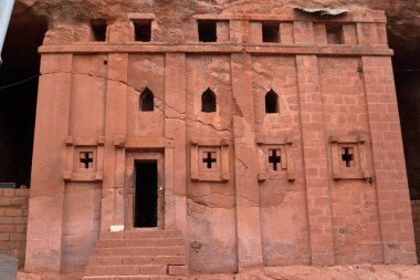 Kaya oyma kiliseleri Lalibela Etiyopya
