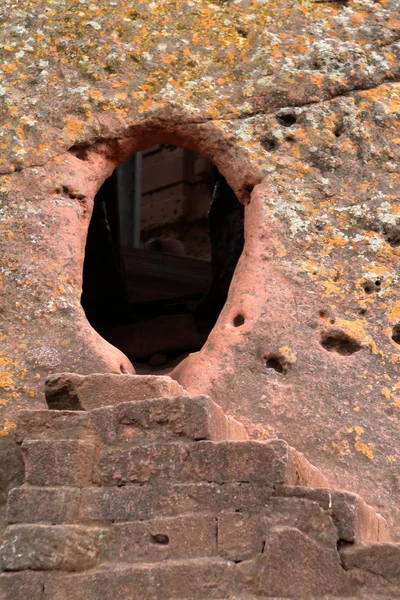 Die Felsbildhauerkirchen von lalibela in Äthiopien — Stockfoto