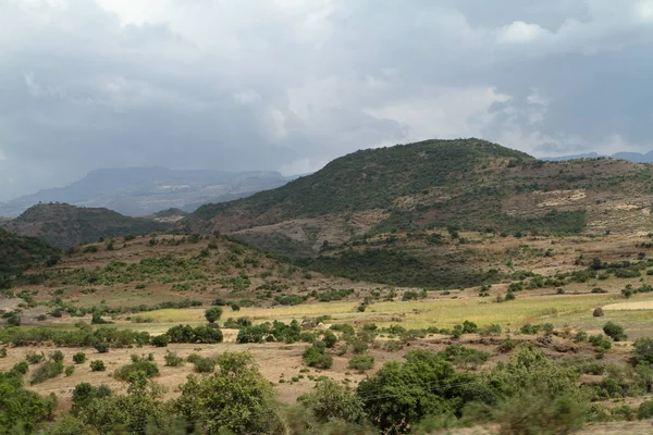 Il paesaggio a Lalibela in Etiopia — Foto Stock