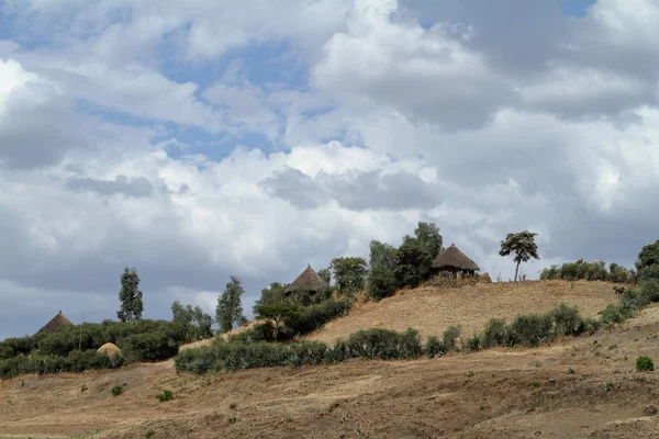 Casas de paja tradicionales en África — Foto de Stock