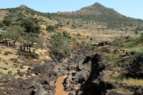 Der blaue Nil in Äthiopien — Stockfoto
