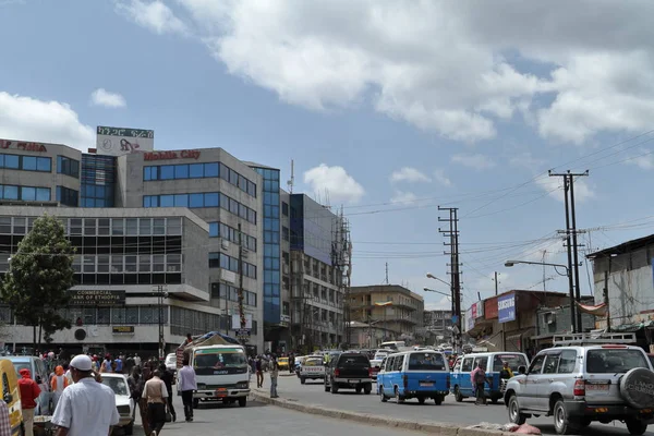 Addis Ababa Mercato piyasasının — Stok fotoğraf