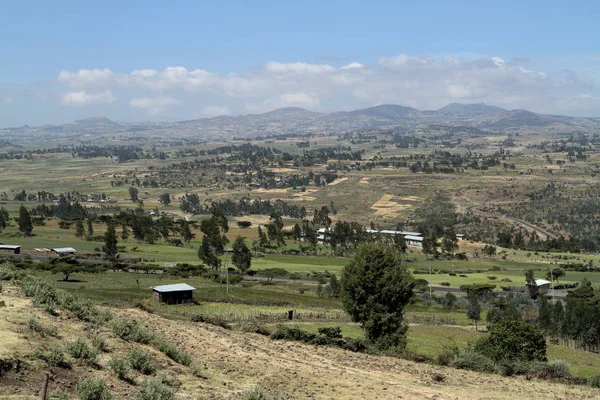 Byar och stugor i Etiopien — Stockfoto