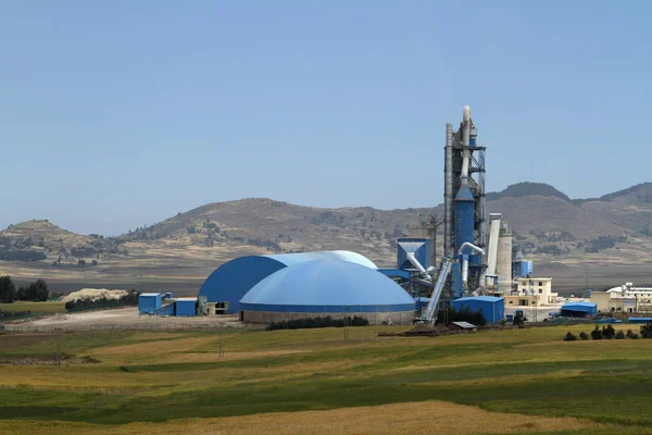 Заводи і промисловості в Ефіопії — стокове фото
