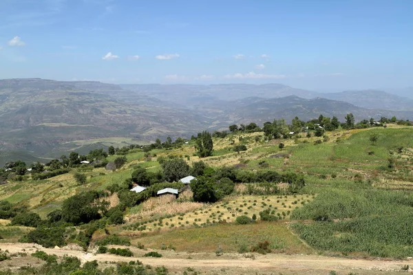 Villages and cottages in Ethiopia — Stock Photo, Image